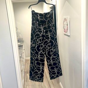 Zero + Maria Cornejo Strapless Jacquard Jumpsuit